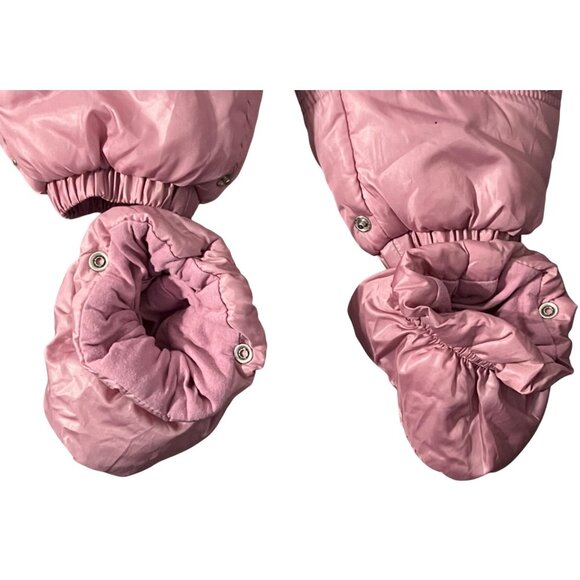 First Impressions Baby Snowsuit Pink Hooded One-Piece 18 Months Bodywarmer - Picture 4 of 16